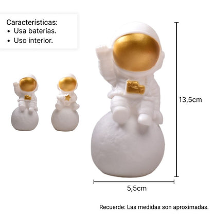 LAMPARA ASTRONAUTA DIM: 6X6X12