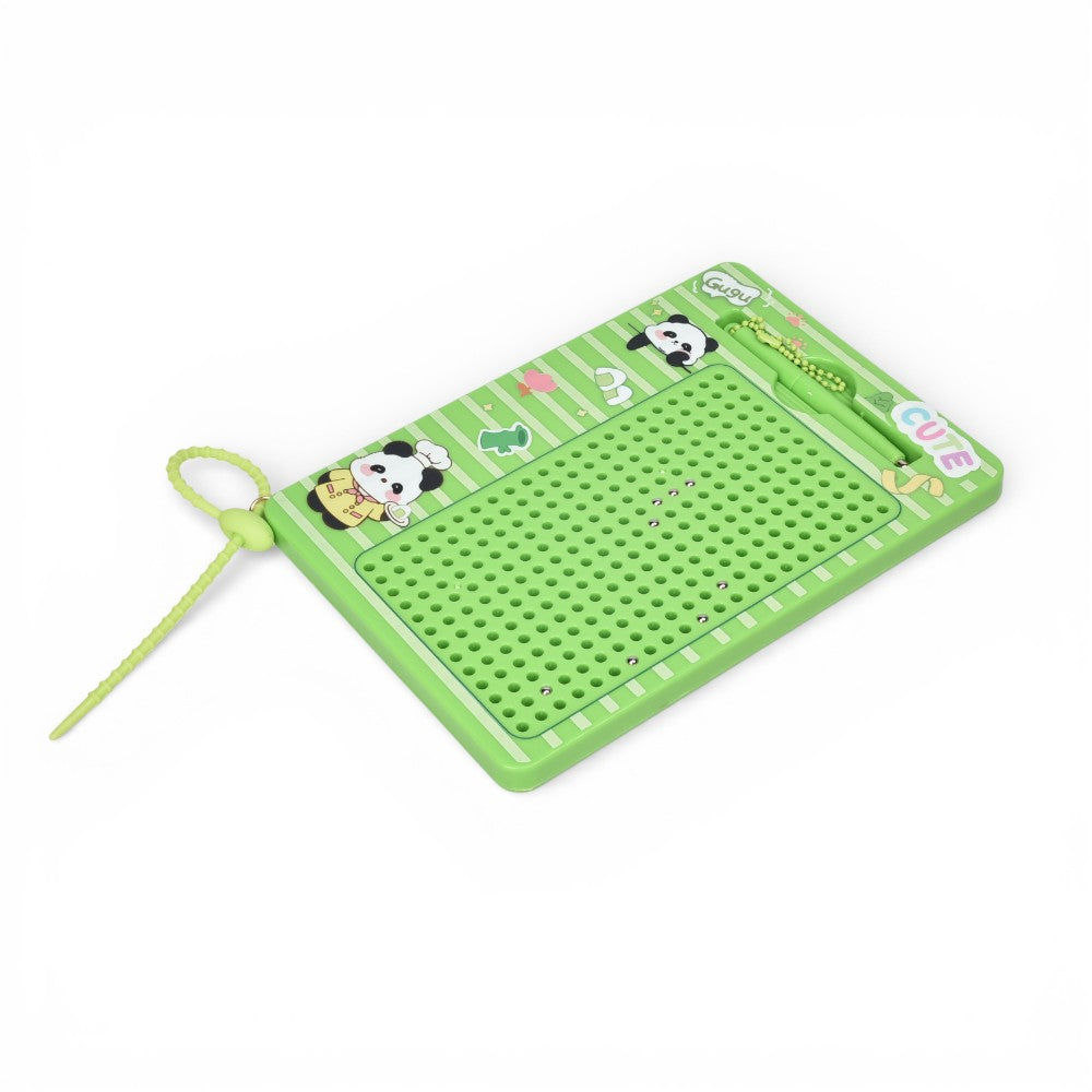 tablero magnetico verde con lapiz plastico y metal dim:14x20