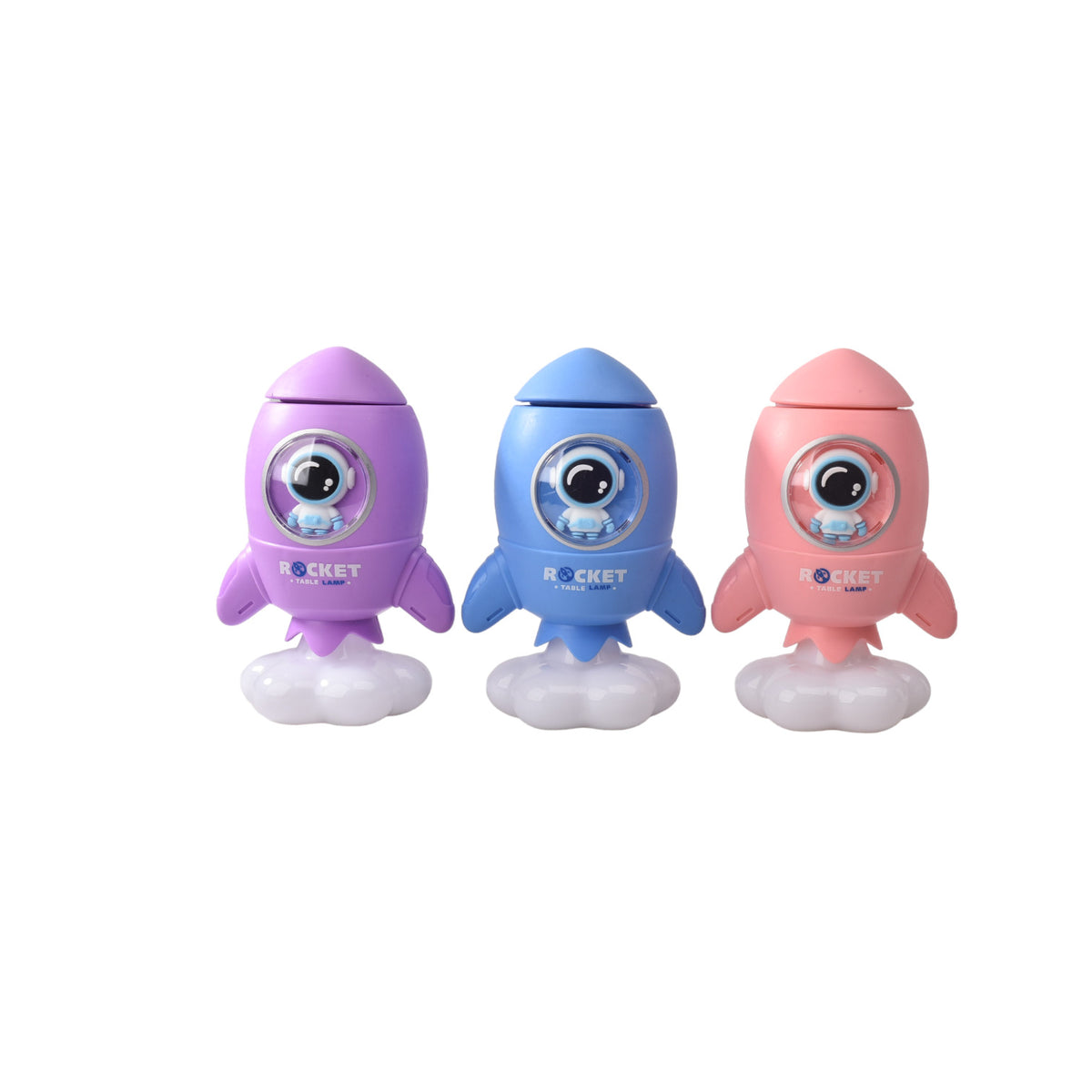 lampara led recargable astronauta con usb dim:9x7x26
