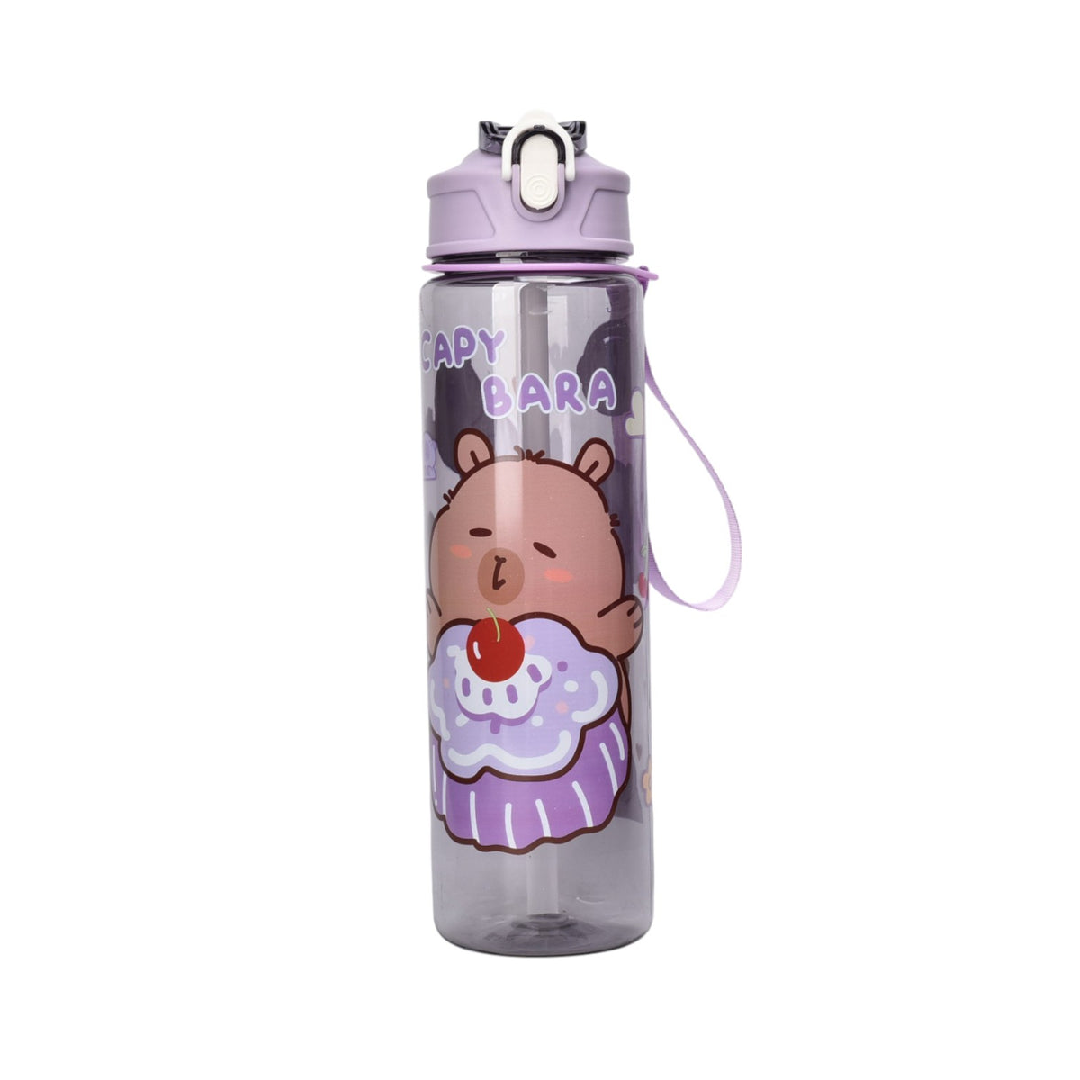 botella de agua 800ml capybara dim:7x7x26