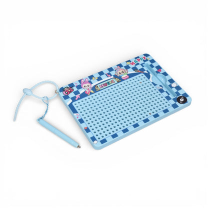 TABLERO MAGNETICO AZUL VERDE CON LAPIZ PLASTICO Y METAL DIM:14X20