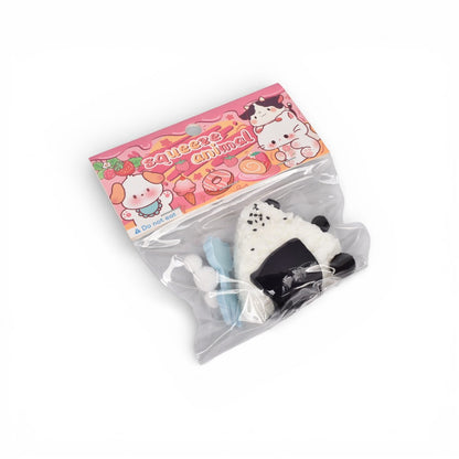 SQUISHY ANTI ESTRÉS  FORMA DE PASTEL ELASTICO CAUCHO  DIM:6X6X3
