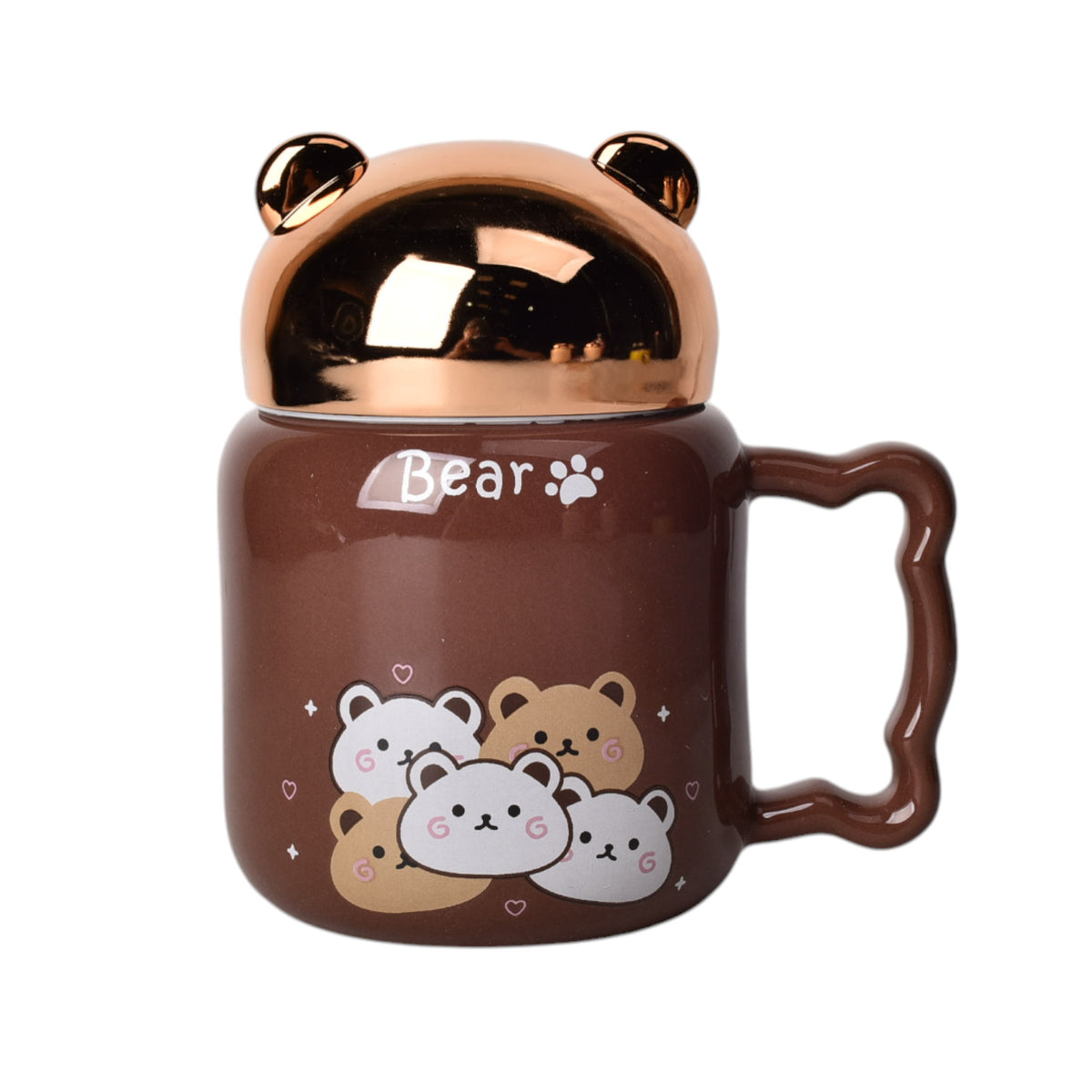 mug pocillo ceramica diseño osos 450ml dim:9*9*13