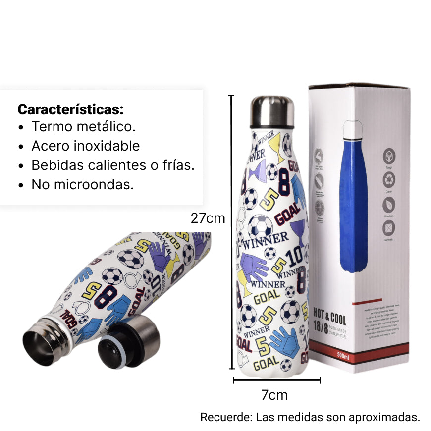 termo acero inoxidable 500ml