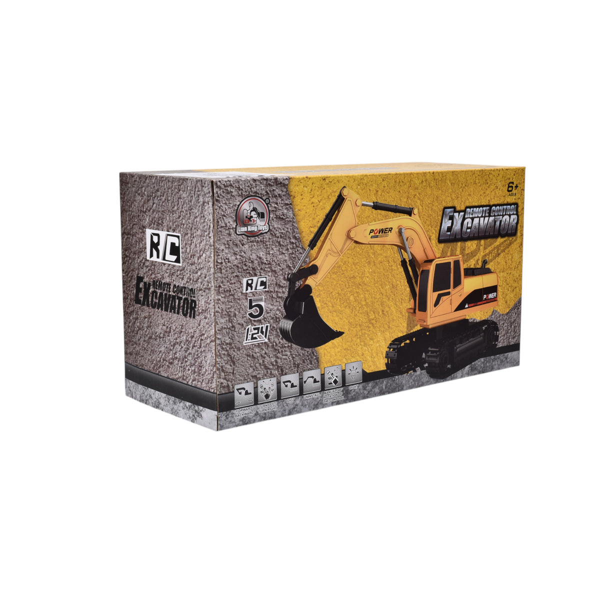 juguete carro para niños maquina de contruccion con control dim:28x11x15