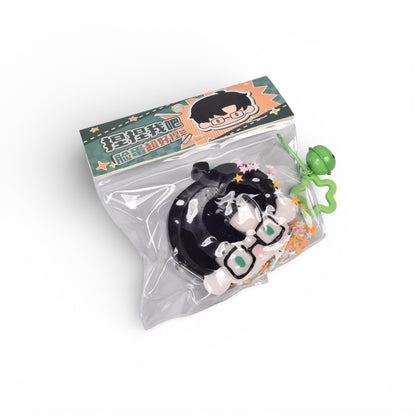SQUISHY ANTI ESTRÉS CARAS ELASTICO CAUCHO  DIM: 6X6X3