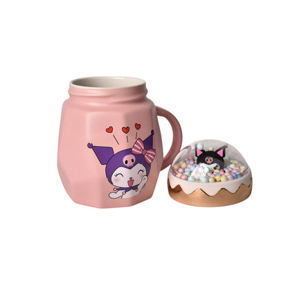MUG POCILLO KUROMI PERSONAJE 420ML DIM:8X8X13