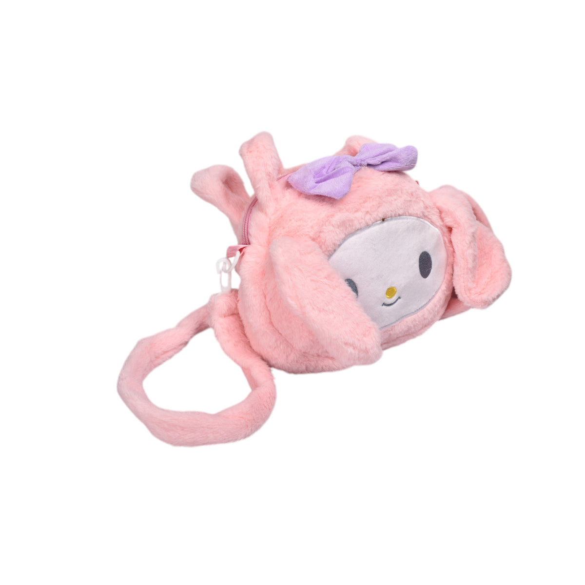 bolso cartera niña de peluche personaje dim:23x22x6