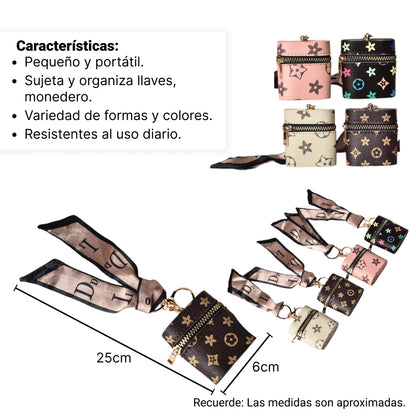 MONEDERO PEQUEÑO MUJER SINTETICO DIM:6X7X3