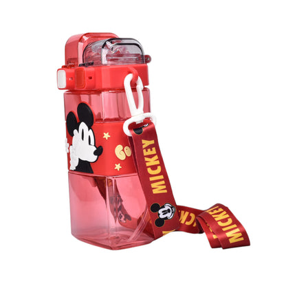 BOTELLA DE AGUA 520ML PERSONAJE PLASTICO ROJO