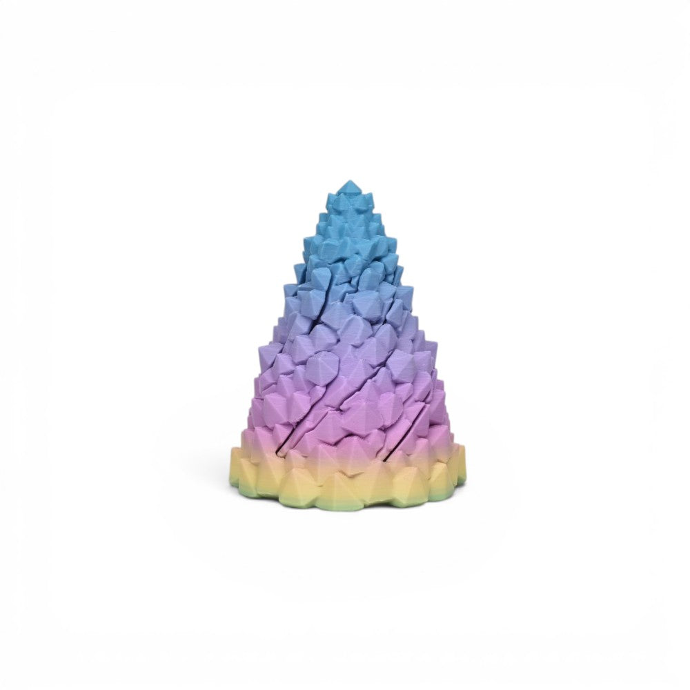 juguete didactico forma piramide plastico dim:8x6cm