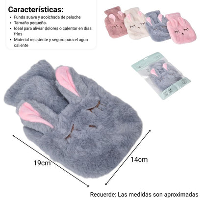 BOLSA DE AGUA CALIENTE TERMICA COLICOS CONEJOS 500ML