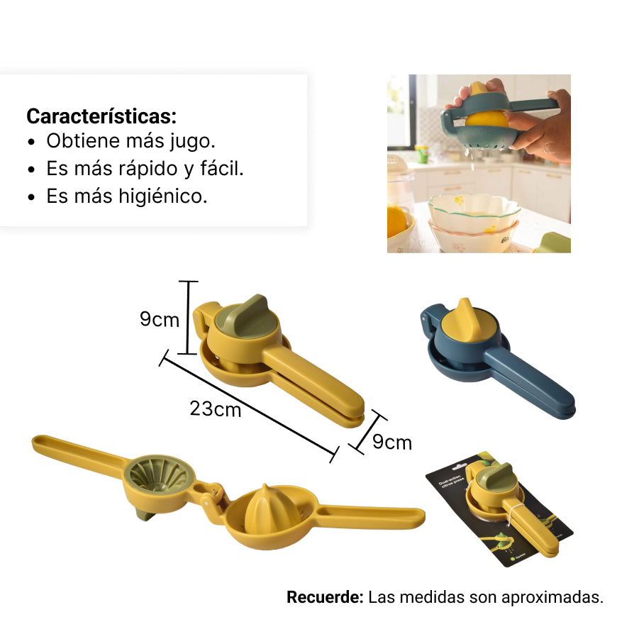 exprimidor de limon plastico dim:20cm