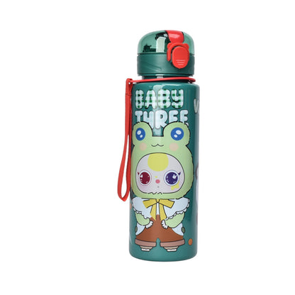 BOTELLA DE AGUA 700ML PLASTICA DIM:7X7X23