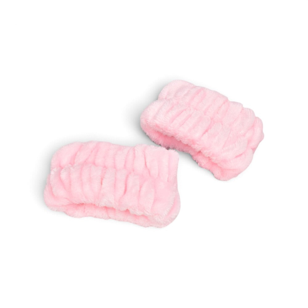 set de balaca y muñequeras para skincare