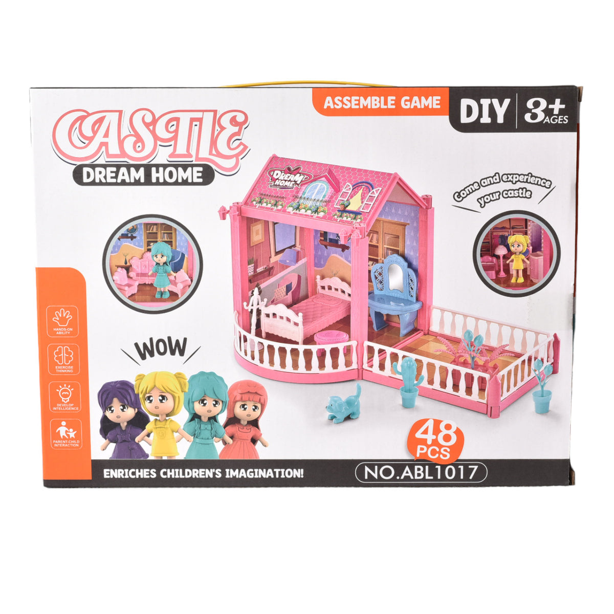 casa de muñecas juguete plastico niña armable