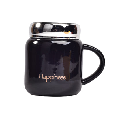 MUG POCILLO CON TAPA CERAMICA