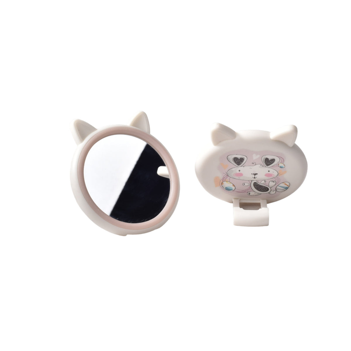 espejo forma gato cartera dim:8cm