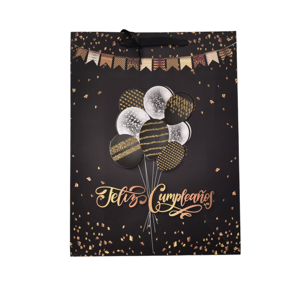 bolsa regalo en papel cumpleaños tamaño grande 40x30cm