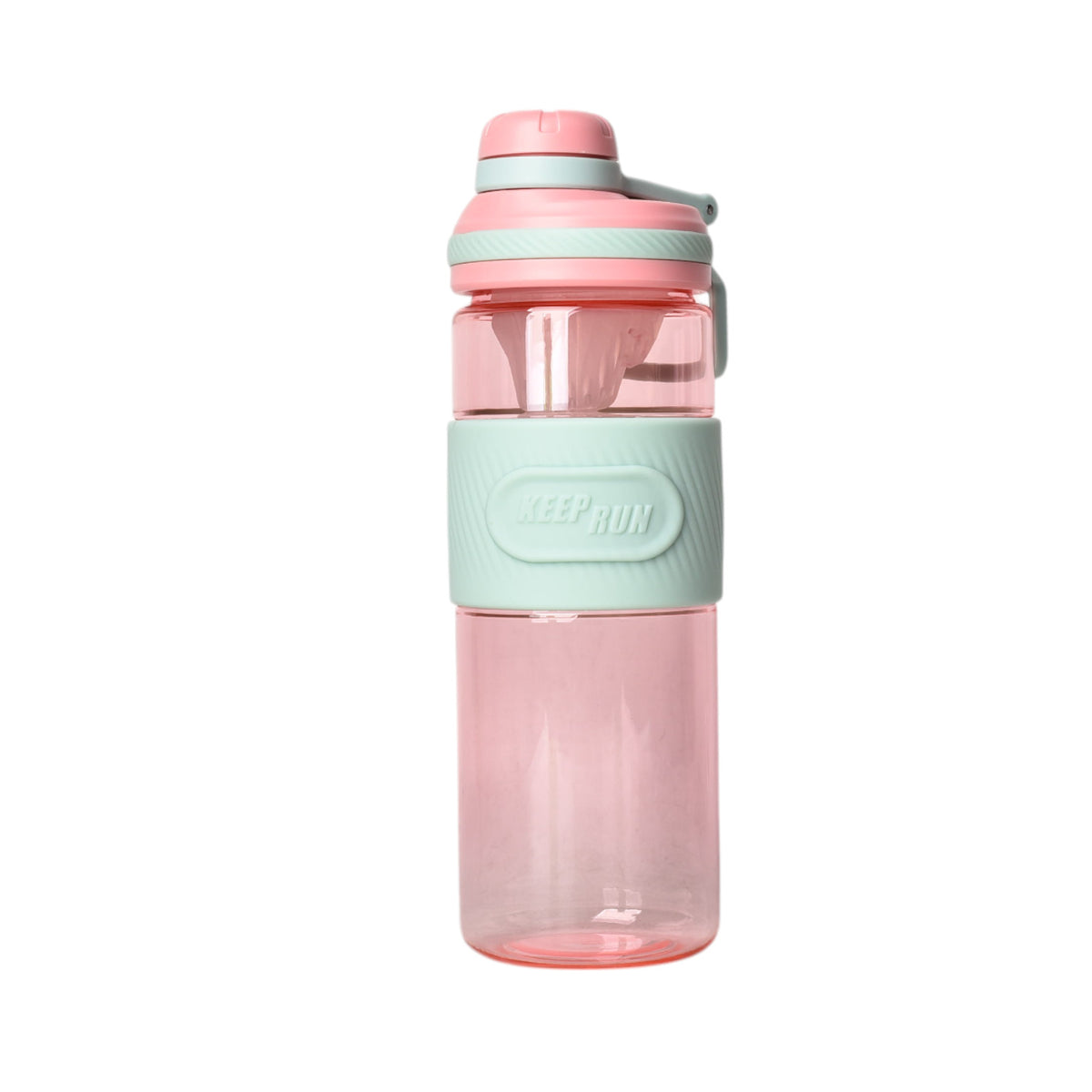 botella de agua 620ml plastico varios colores dim:22x7x7