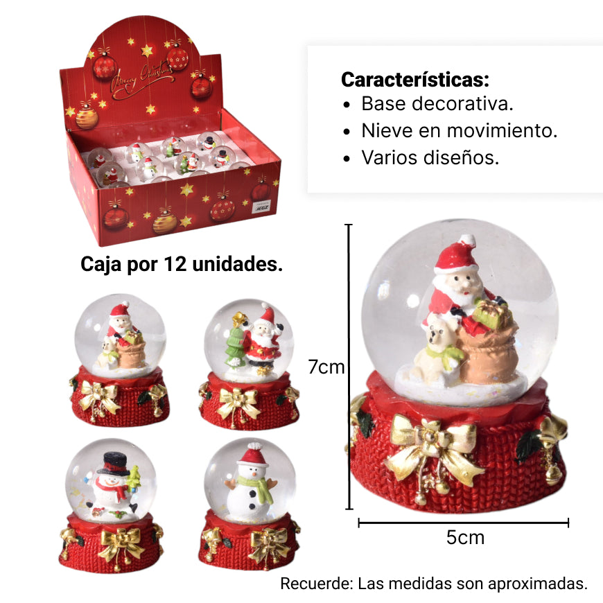 bola de nieve adorno de navidad