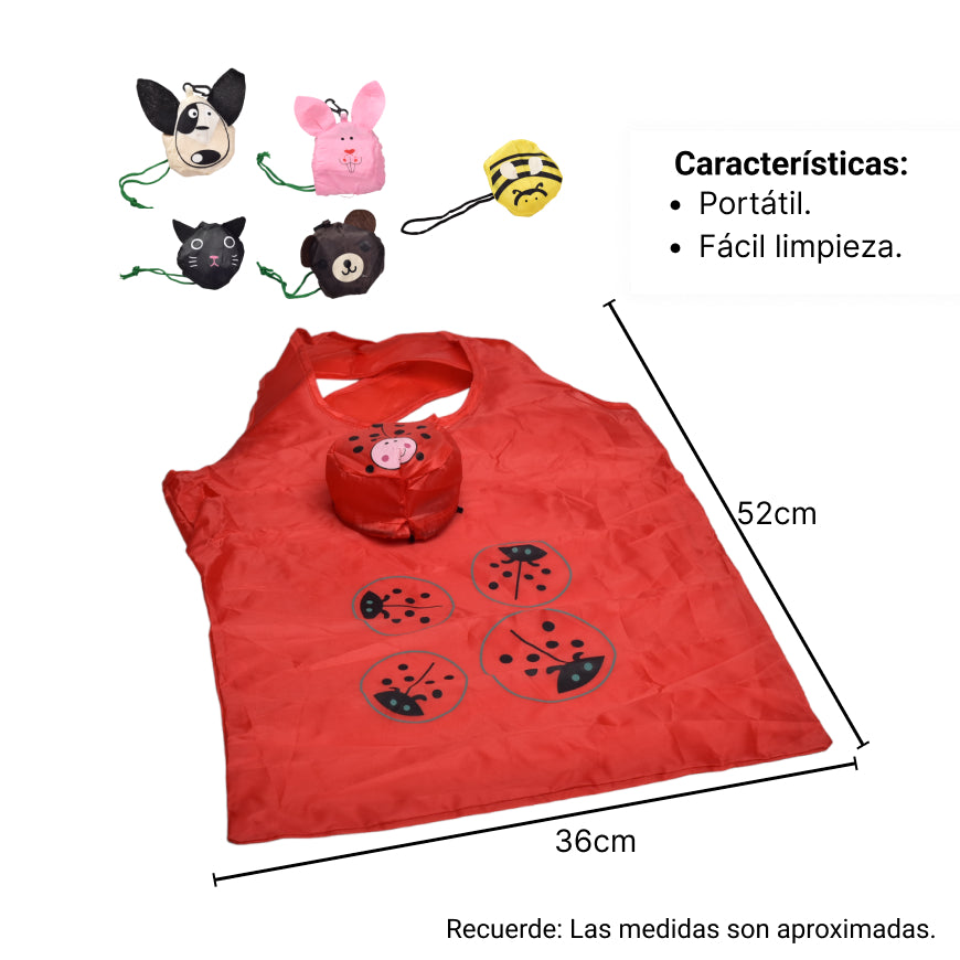 bolsa compras portatil reutilizable