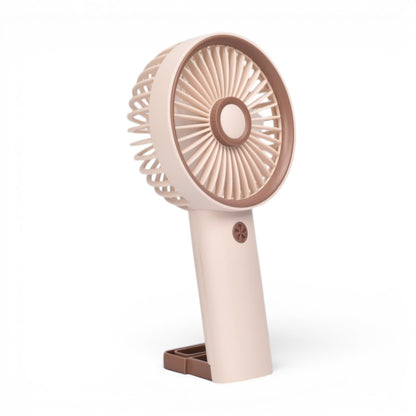 VENTILADOR RECARGABLE PLASTICO CON CABLE USB DIM:19X9X4CM