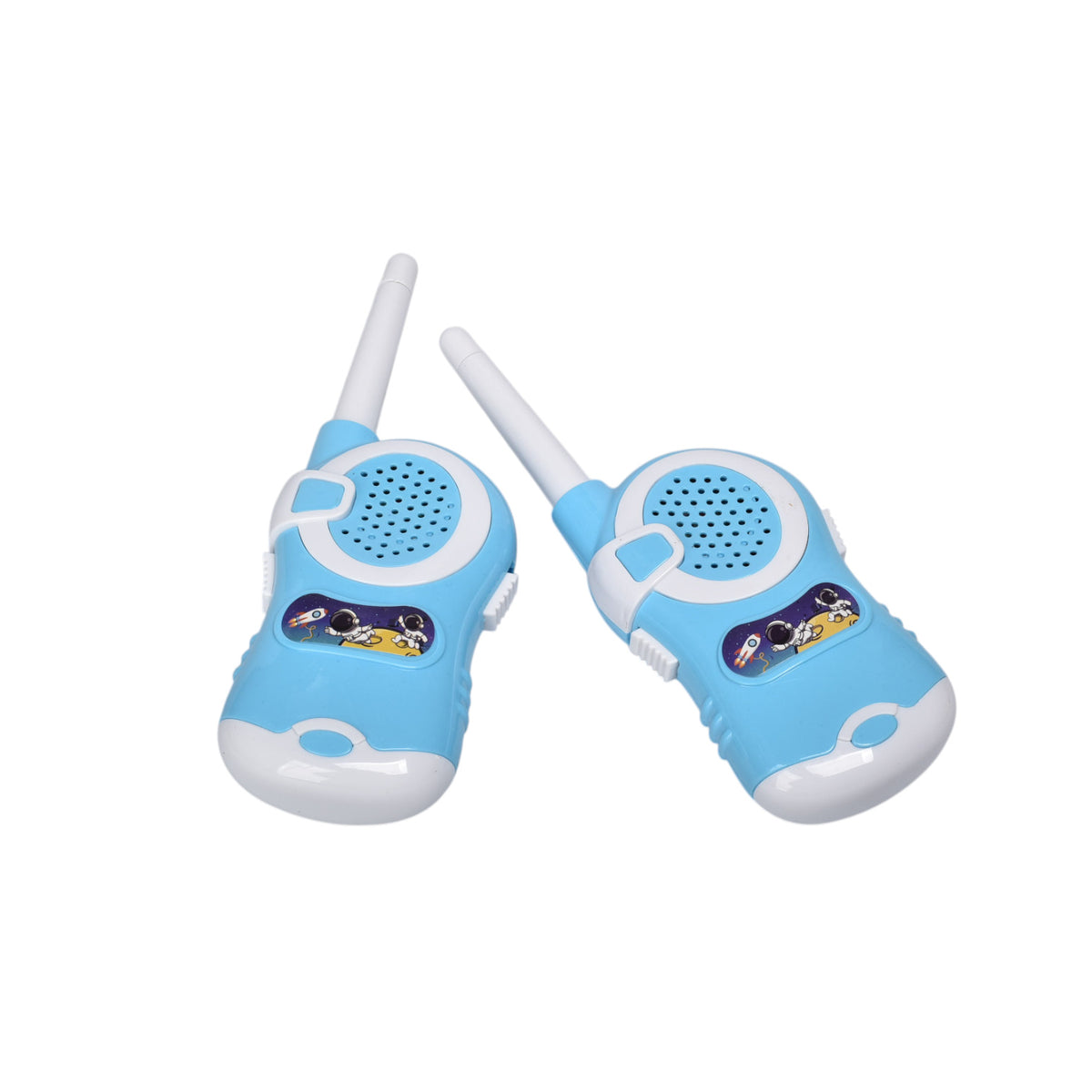 walkie talkie azul para niños dim:20x30x3