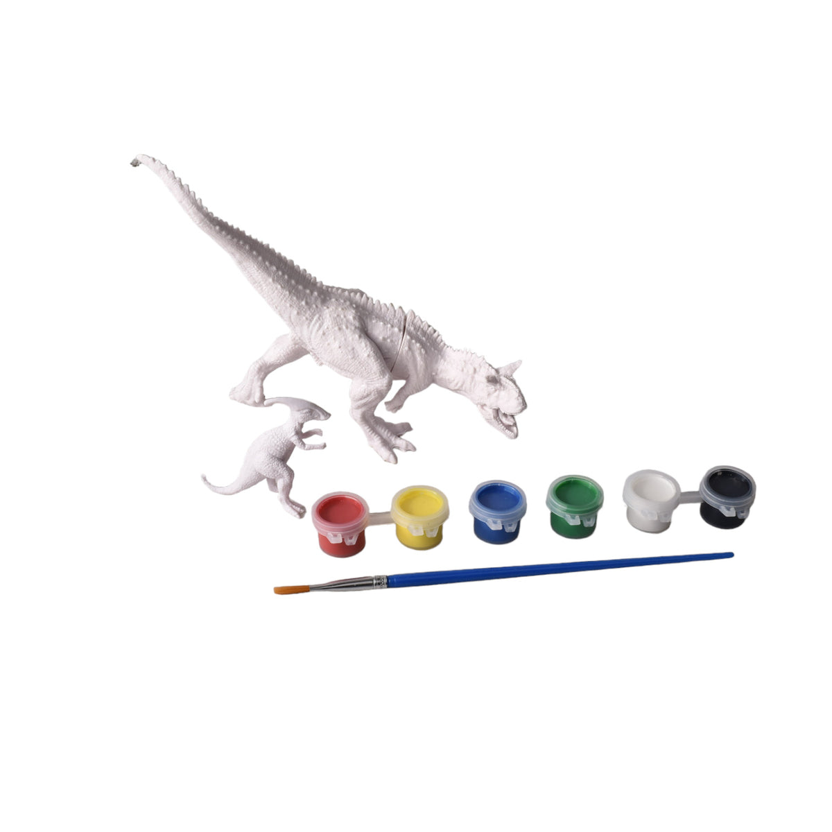 set kit de pintar dinosaurio con temperas