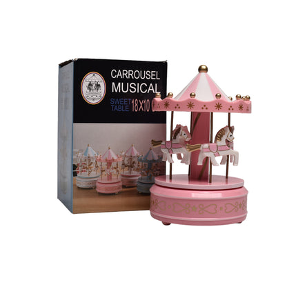 CAJA MUSICAL FORMA DE CARRUSEL