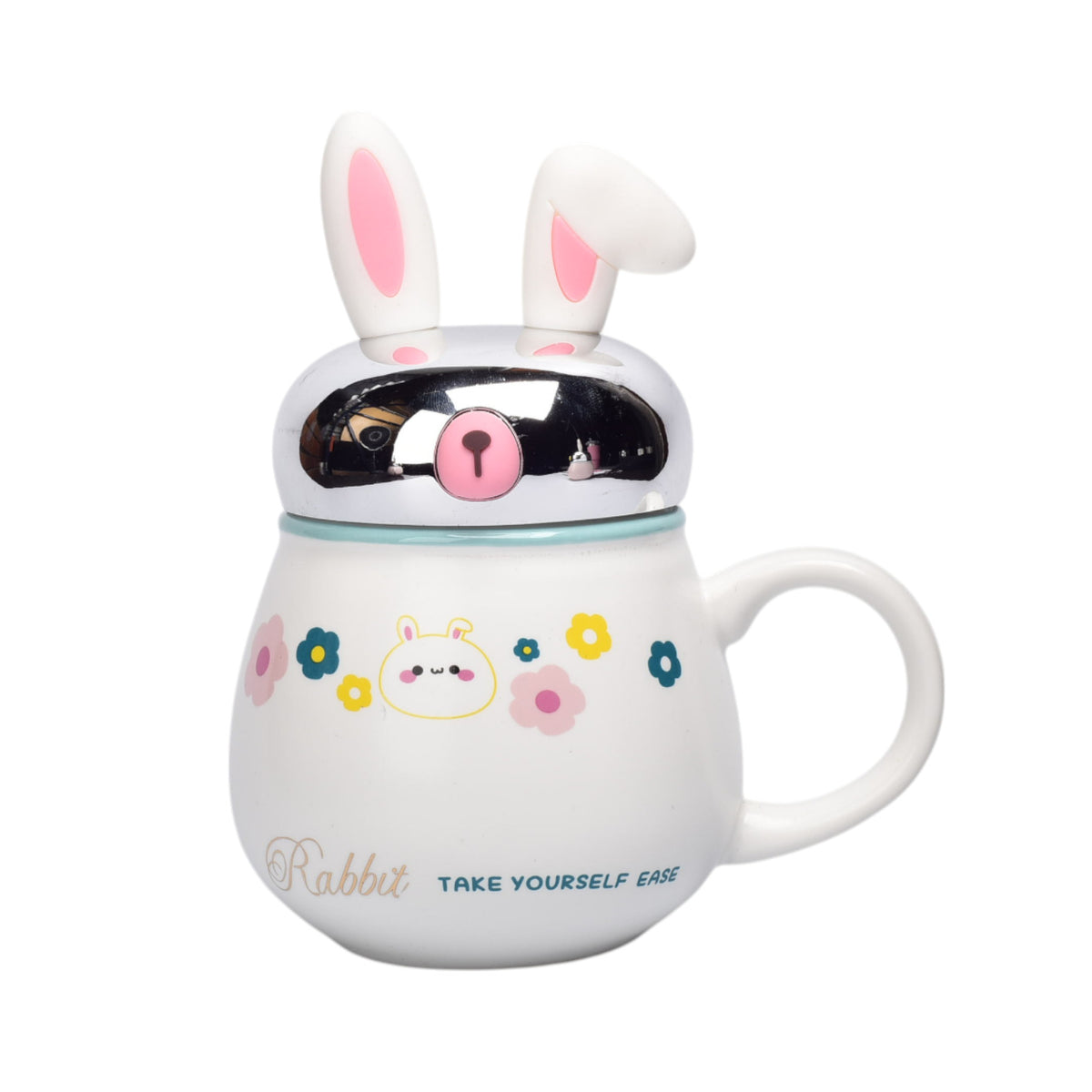 mug pocillo ceramica diseño conejo 400ml dim:16x10