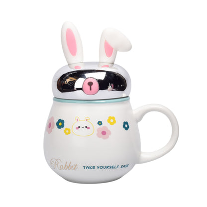 MUG POCILLO CERAMICA DISEÑO CONEJO 400ML DIM:16X10