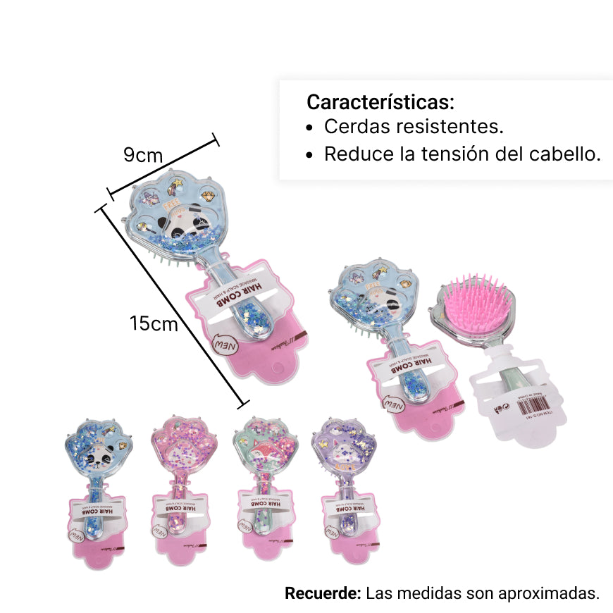 cepillo en pasta forma garra niñas