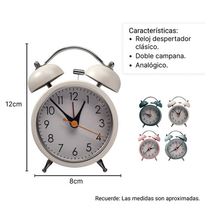 RELOJ DESPERTADOR NIÑOS DIM:8x12x4CM