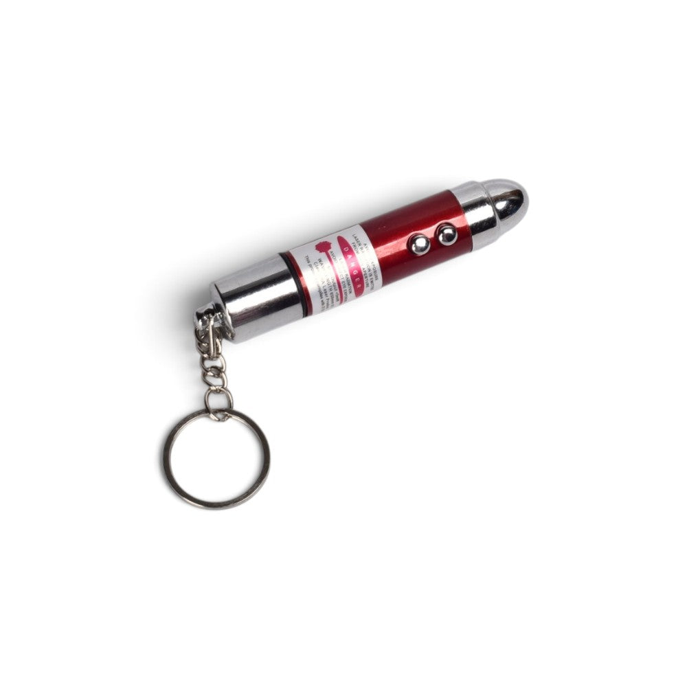llavero broma shock laser plastico dim:8x1.5cm
