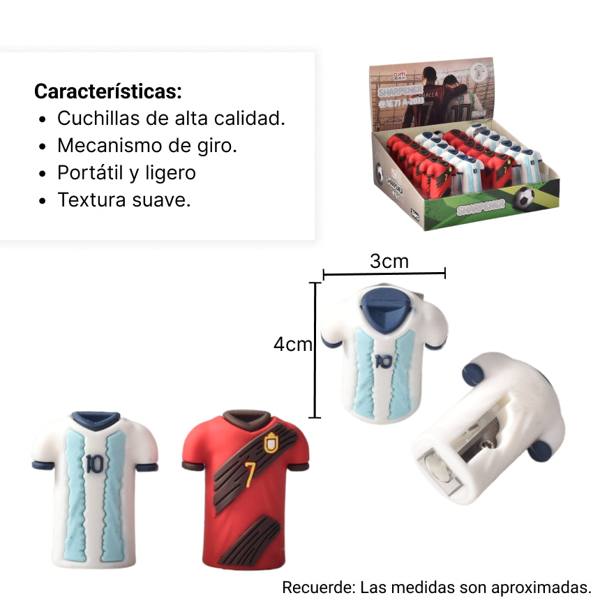 tajalapiz forma camiseta de equipos dim-3cm