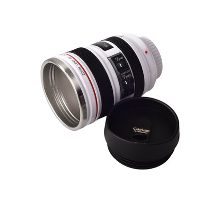 TERMO ACERO INOXIDABLE 400ML DIM: 10X15 LENTE CAMARA BLANCO