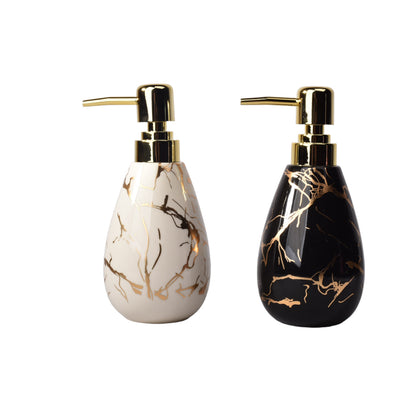DISPENSADOR PARA JABON LIQUIDO CERAMICA FORMA DE GOTA