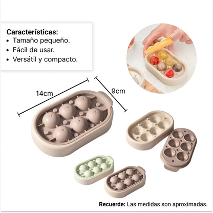 HIELERA MOLDE DE SILICONA PLASTICO
