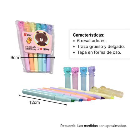 RESALTADOR X 6 PCS