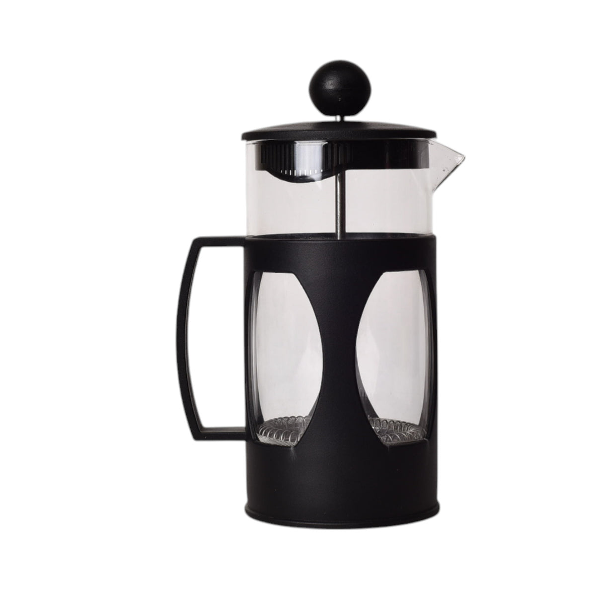 cafetera prensa francesa plastico y vidrio 360ml dim:7*7*16
