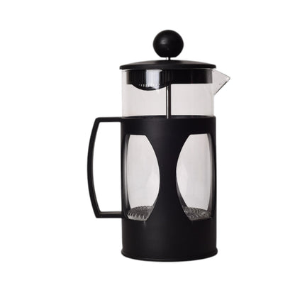 CAFETERA PRENSA FRANCESA PLASTICO Y VIDRIO 360ml DIM:7*7*16