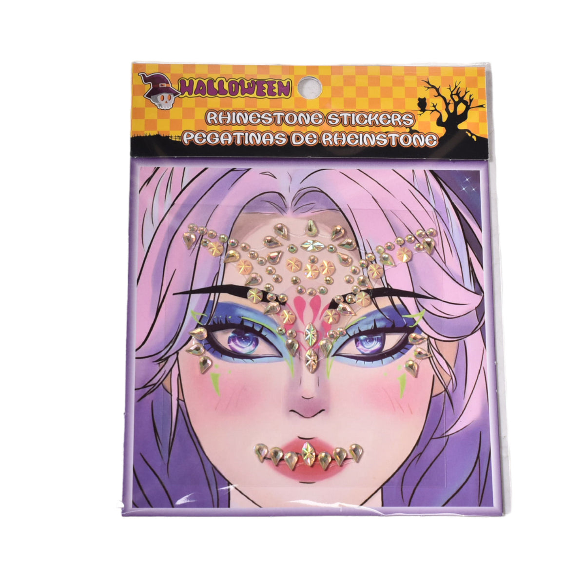 pegatinas faciales gemas decorativas adhesivas