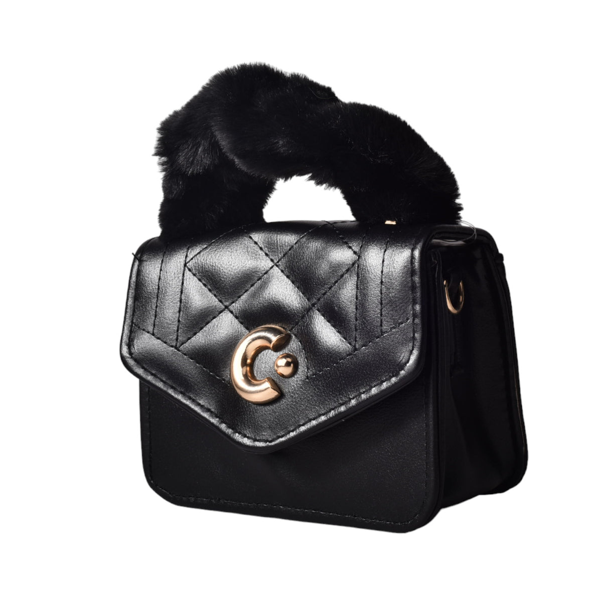 bolso cartera manos libres 15*12 con correa dama sintetico
