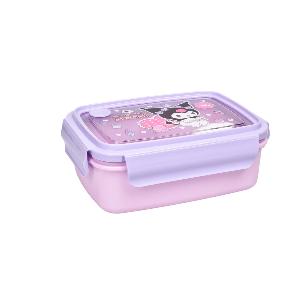 portacomida plastico 800ml personaje lila dim:18x13