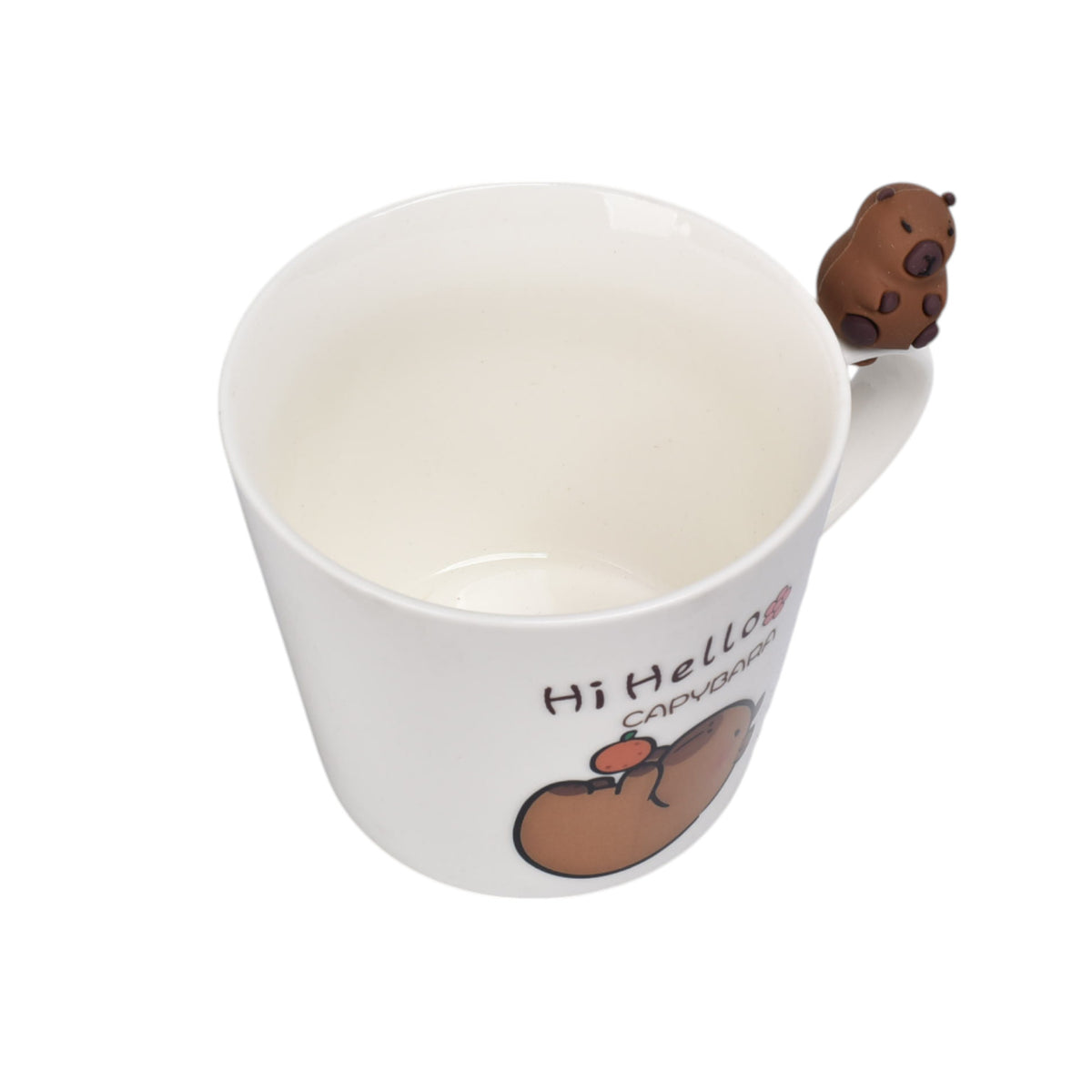 mug pocillo ceramica diseño capybara 500ml dim:10x10x9