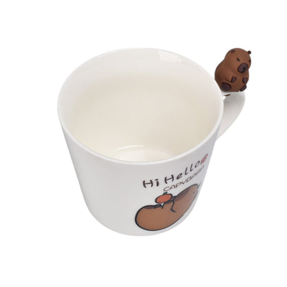 MUG POCILLO CERAMICA DISEÑO CAPYBARA 500ML DIM:10X10X9