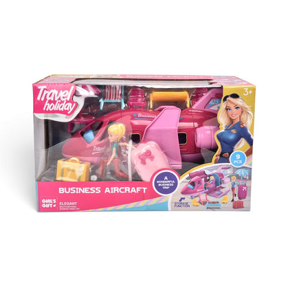 AVION CON MUÑECA DIM: 31*15.5*18.5CM