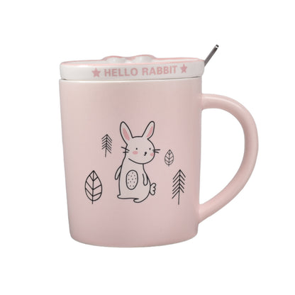MUG POCILLO CON CUCHARA CERAMICA