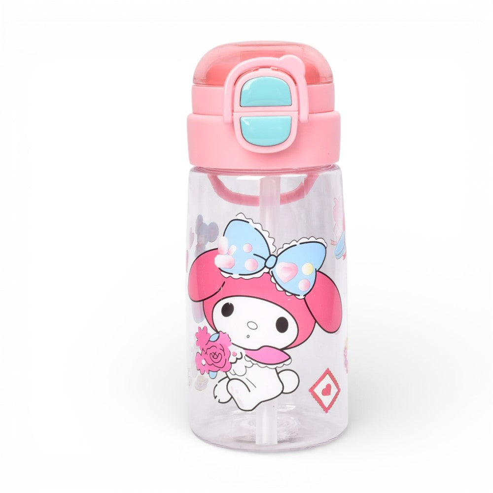botella de agua 500ml personaje plastico dim:7x7x18